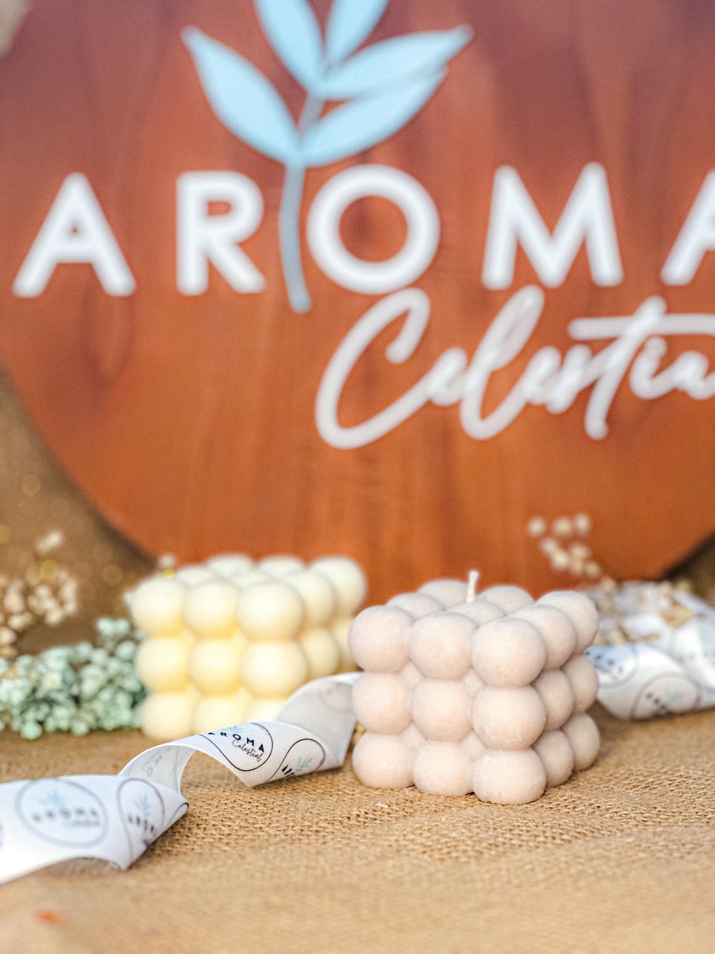 Velas Pilares Bubbles