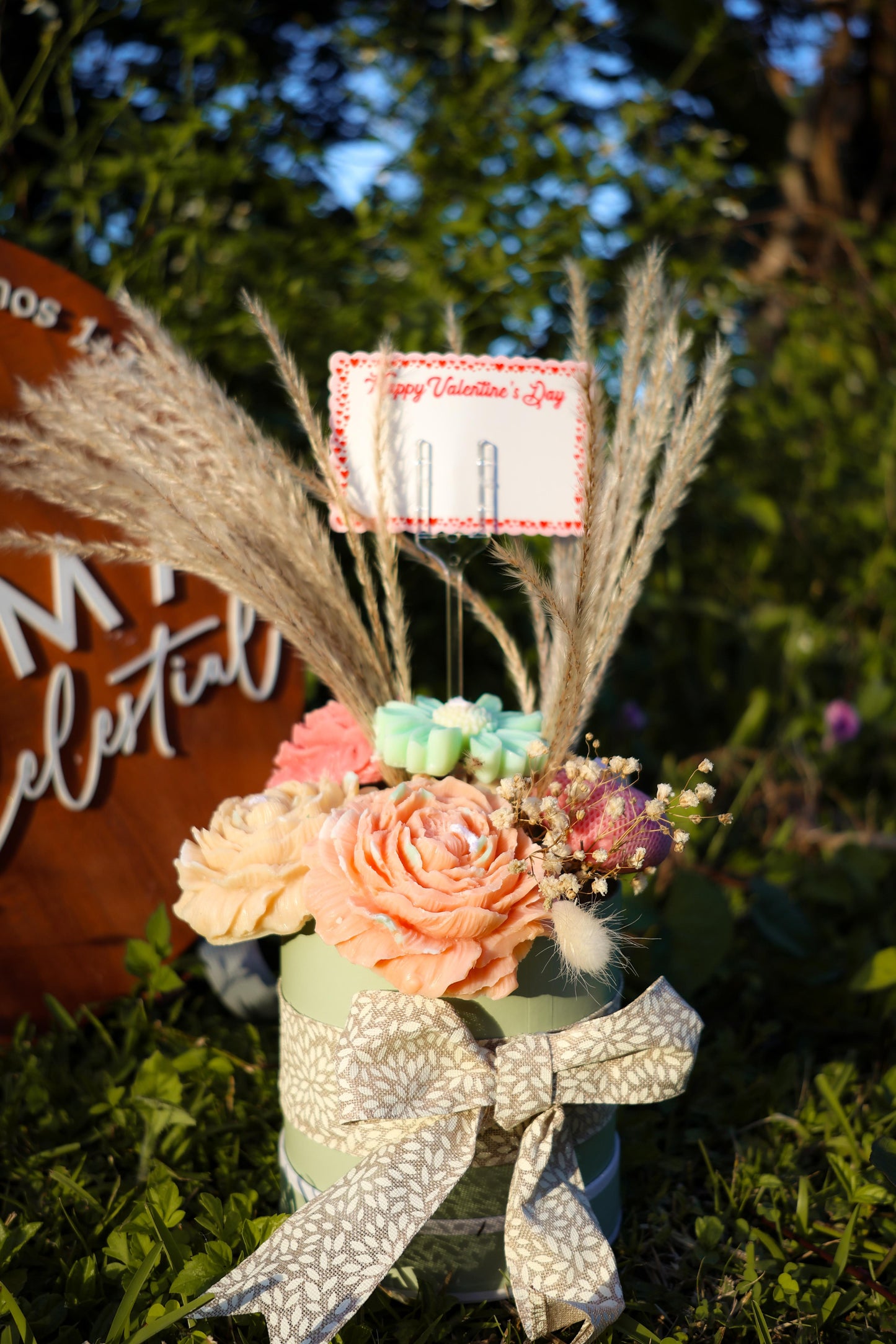 Bouquet de Flores de Vela Decorativa