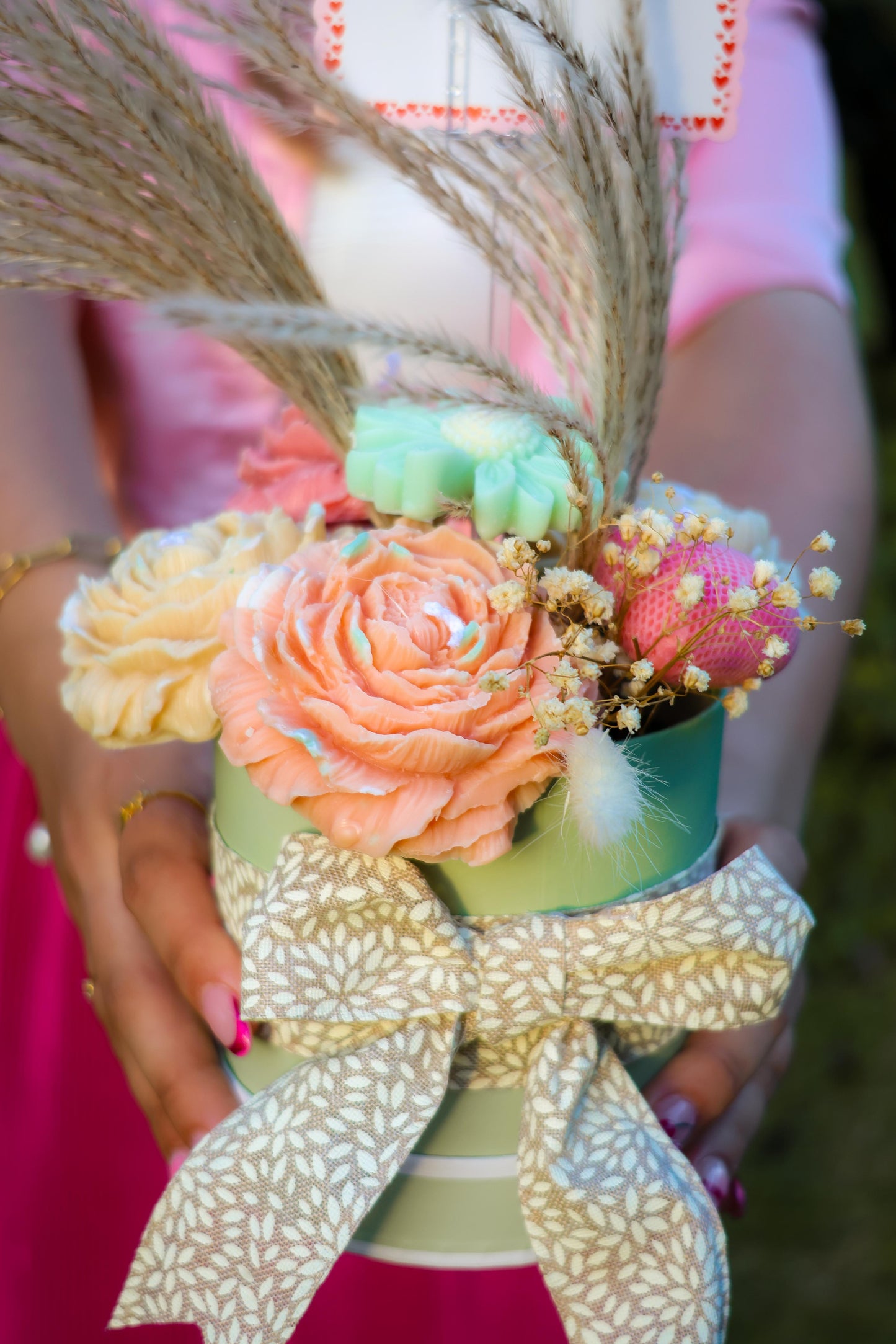 Bouquet de Flores de Vela Decorativa