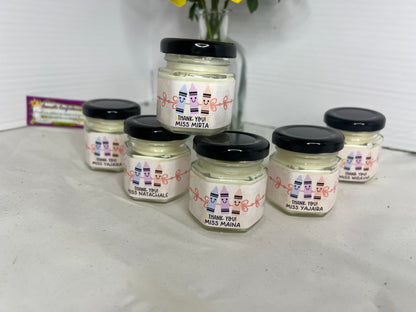 Velas en Frascos – Cera de Soja con Presentación Personalizada