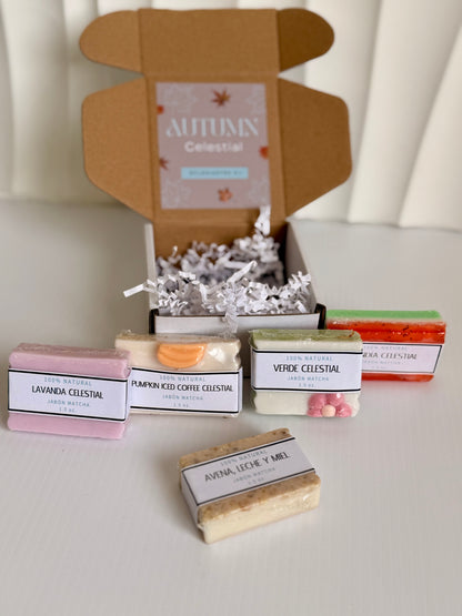 Sample Autumn Celestial Collection box | 5 mini jabones