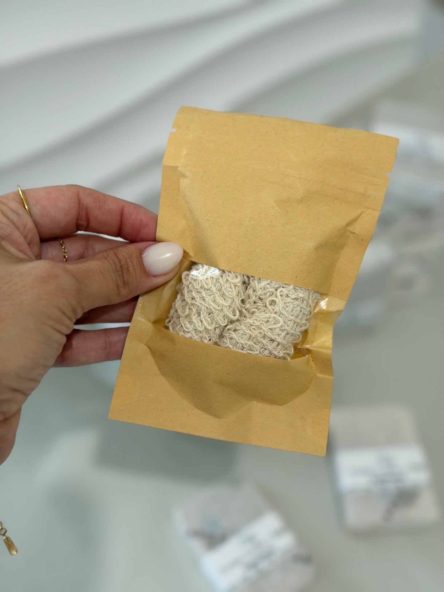 Bolsita exfoliadora celestial