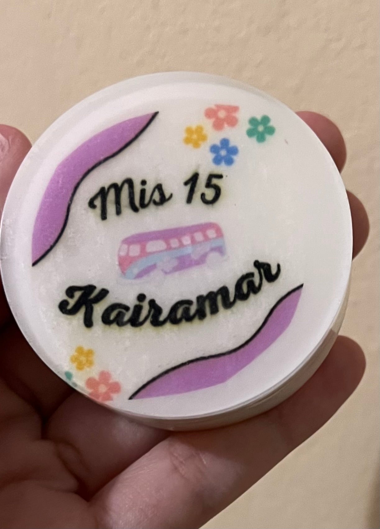 Jabón con imagen encapsulada personalizada