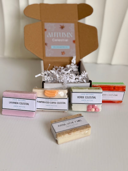 Sample Autumn Celestial Collection box | 5 mini jabones