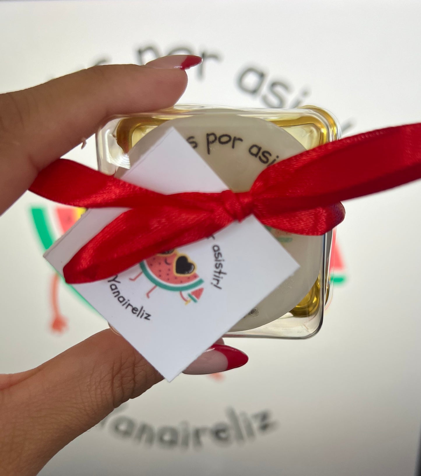 Jabón con imagen encapsulada personalizada