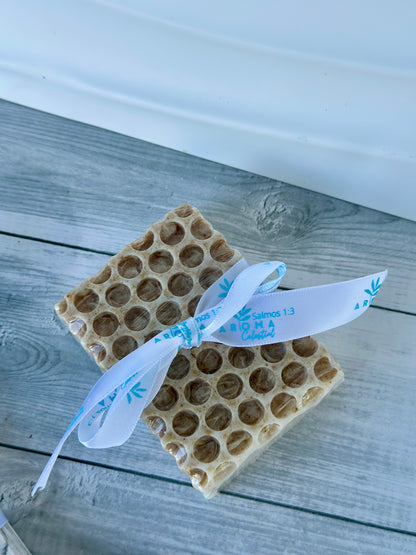 Jabón Artesanal de Leche de Cabra con Avena y Miel
