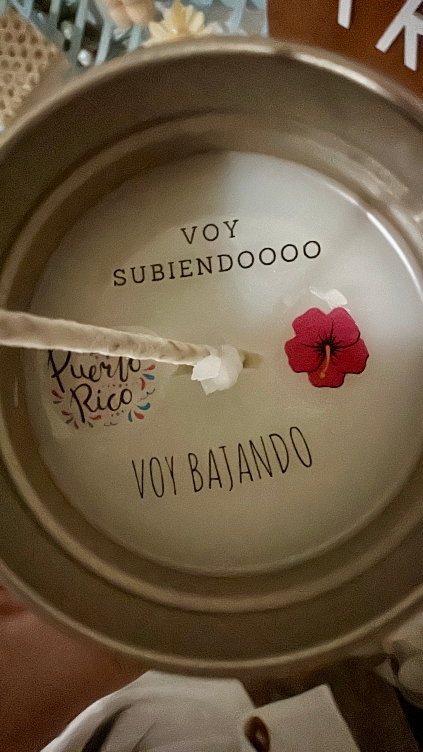 Vela Aromática ¡Voy subiendo, voy bajando!