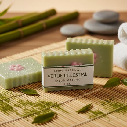 Jabón de Matcha Verde Celestial