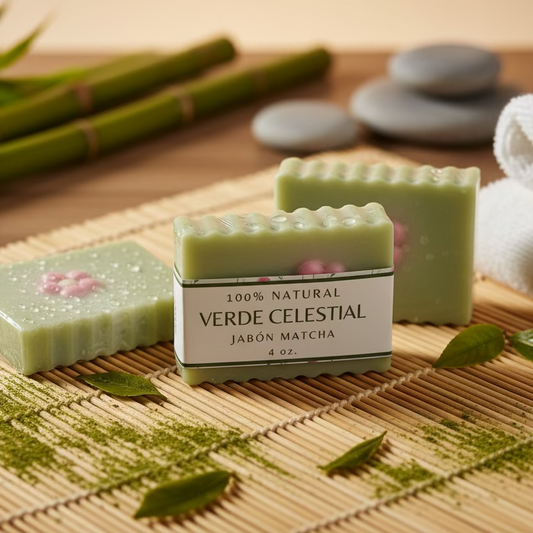 Jabón de Matcha Verde Celestial