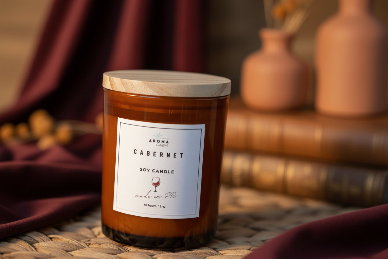 Vela aromática Cabernet