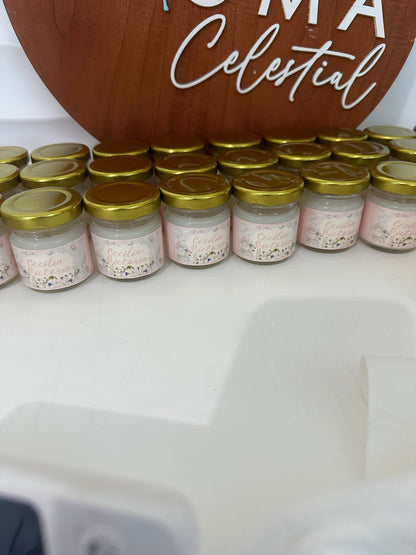 Velas en Frascos – Cera de Soja con Presentación Personalizada