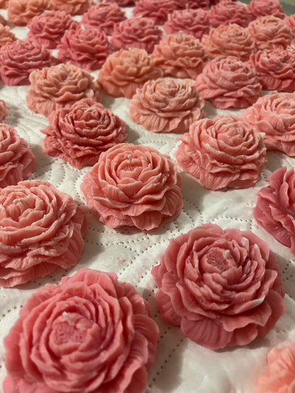 Vela Peonía / Rosa