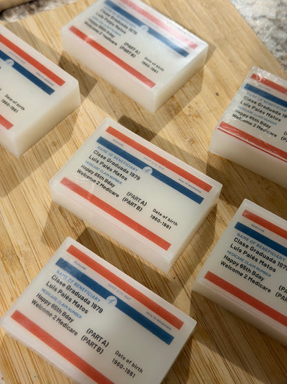 Jabón con imagen encapsulada personalizada rectangular
