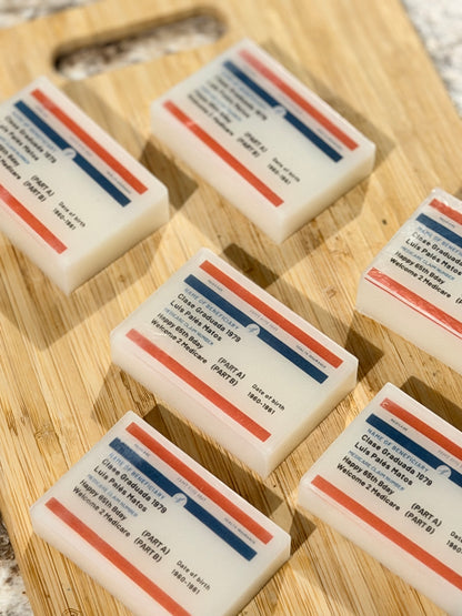 Jabón con imagen encapsulada personalizada rectangular