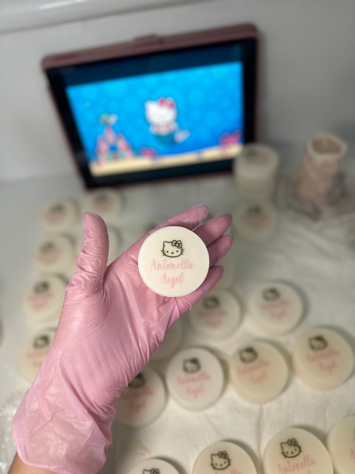Jabón con imagen encapsulada personalizada