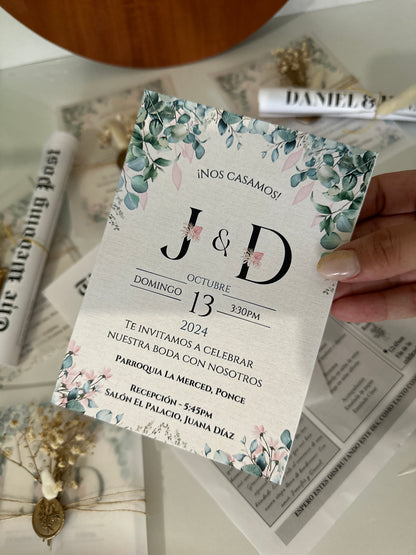 Invitaciones en Cartón – Personalizadas y Elegantes