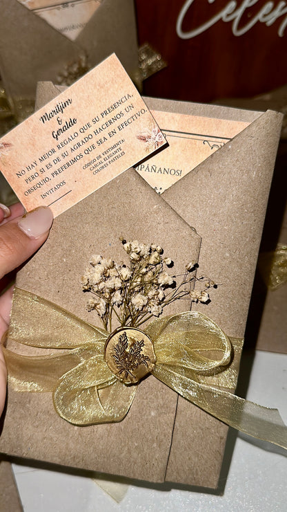 Invitaciones en Cartón – Personalizadas y Elegantes
